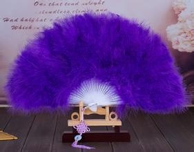 手工制作羽毛扇子、舞蹈扇