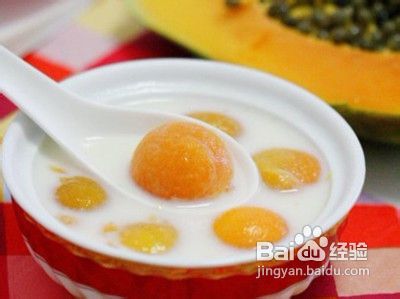木瓜牛奶的做法 木瓜牛奶的做法大全(2)