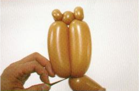 魔法气球造型系列之气球卡通狐狸(下)