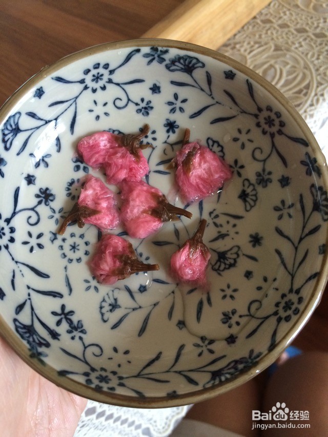 樱花果冻的做法