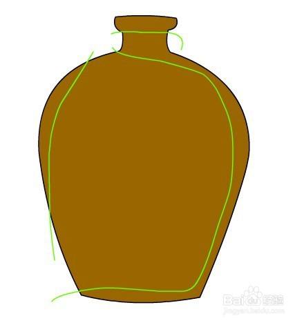 flash绘制古代小酒瓶的方法
