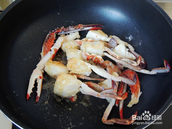 梭子蟹炒年糕的制作方法