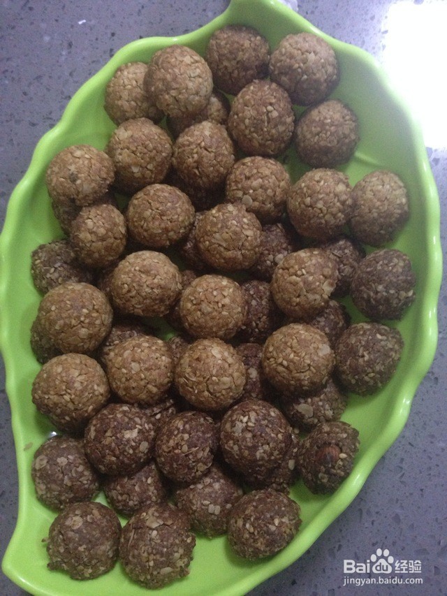 燕麦巧克力球的做法