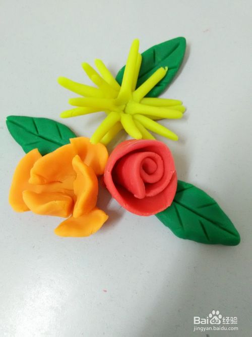 超轻粘土花朵制作教程 百度经验 超轻粘土花朵制作教程 百度经验
