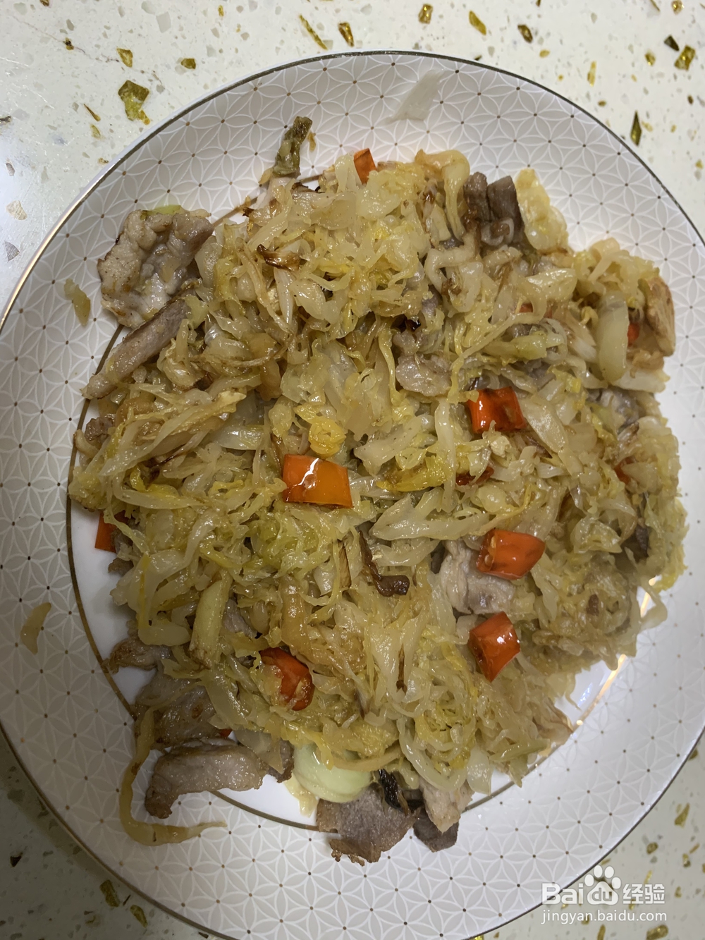奶奶教你做辣炒酸菜肉
