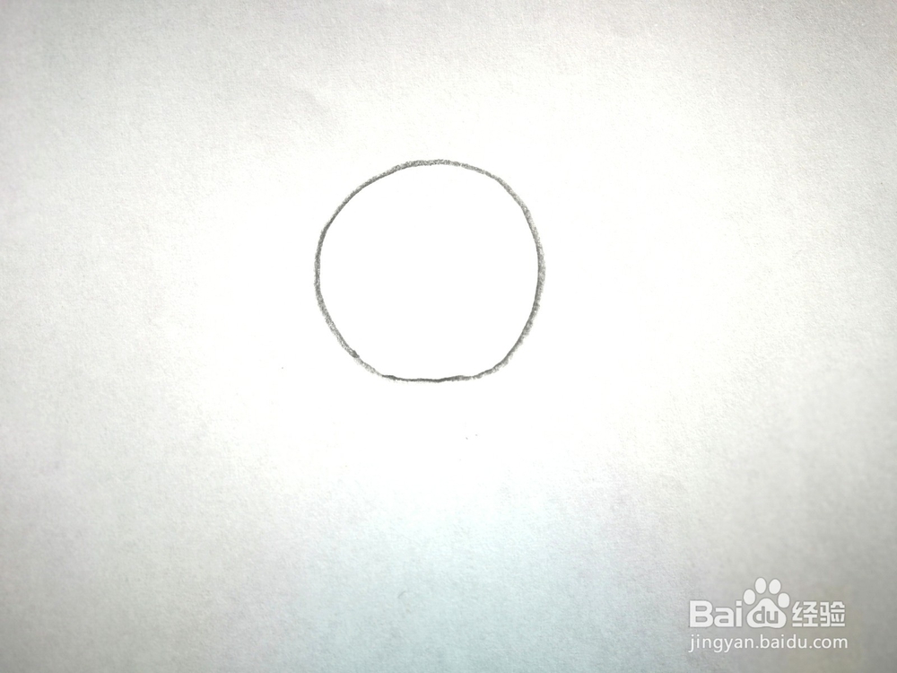 卡通小象的铅笔画画法