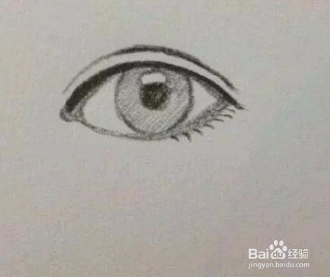初学者怎们画眼睛呢