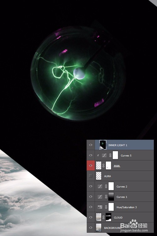 PS教程,逼真云端特效打造教学。
