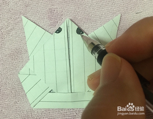 手工折纸小青蛙