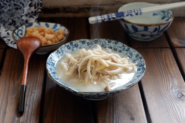 干贝菌菇汤#松下多面美味#