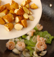 西芹百合酿虾球