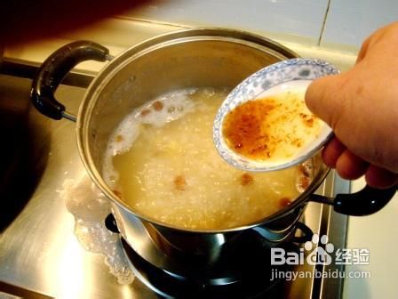 荷叶桂圆莲子桂花粥