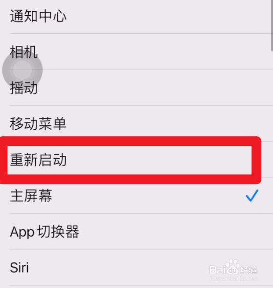 iphone重启快捷键怎么设置