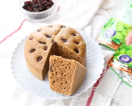 赞不绝口的红糖葡萄干发糕