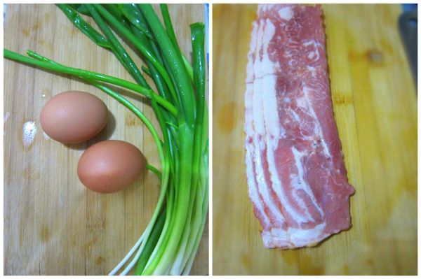 香葱培根鸡蛋饼