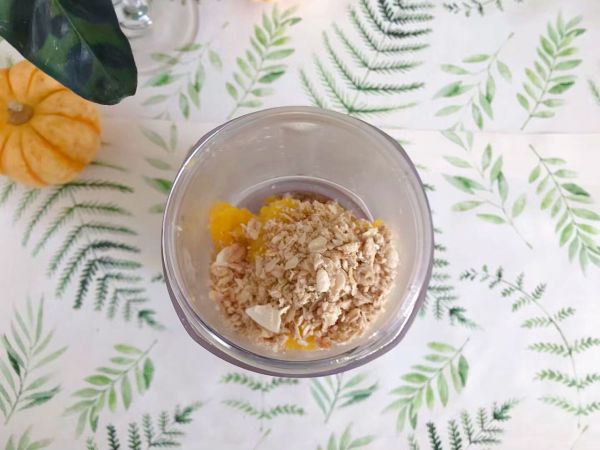 奶香金瓜燕麦糊