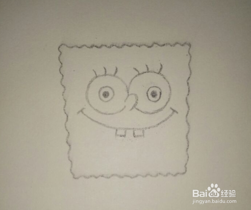 画海绵宝宝的简笔画