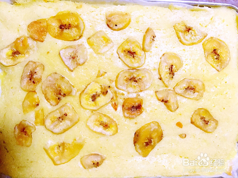 美味香蕉薄片蛋糕的做法