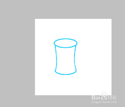 如何画PS做笔筒？