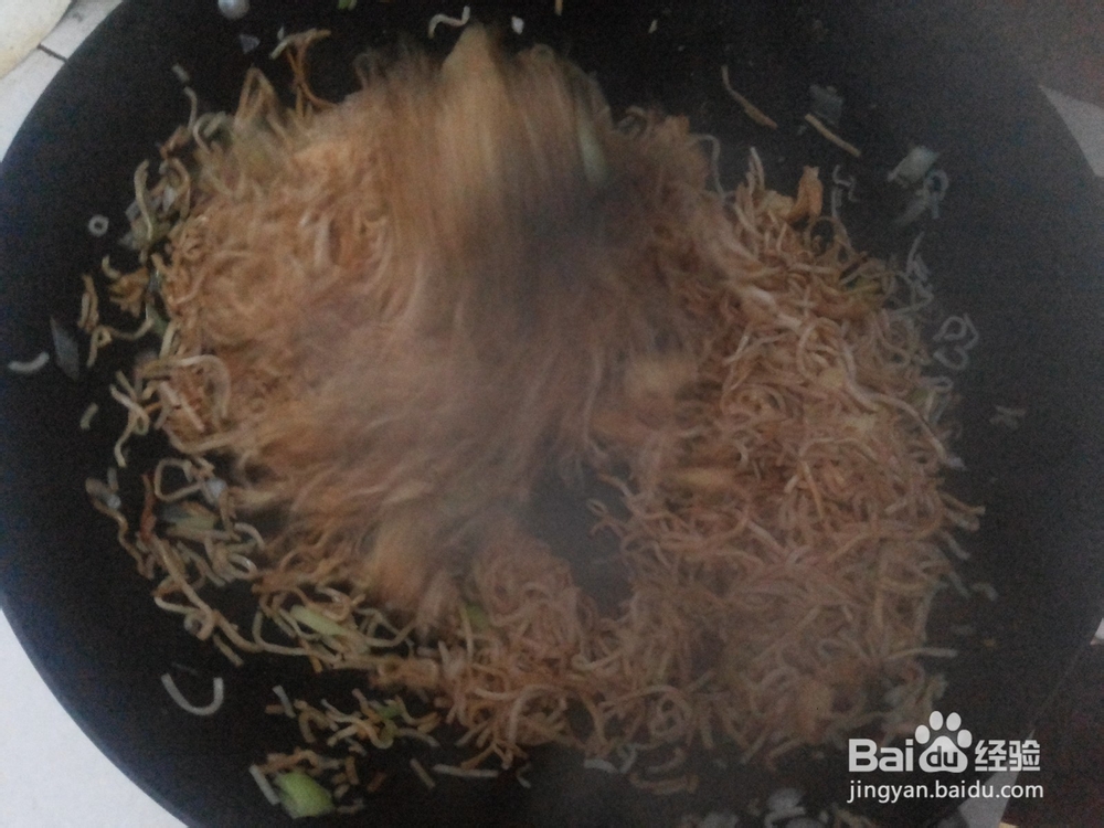 孜然炒面的制作方法