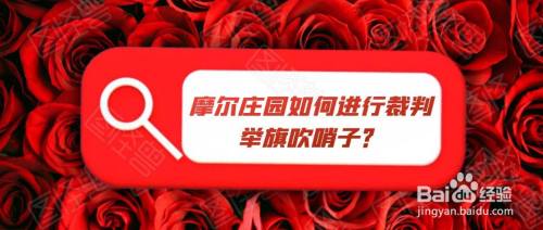 摩尔庄园怎么进行裁判举旗吹哨子