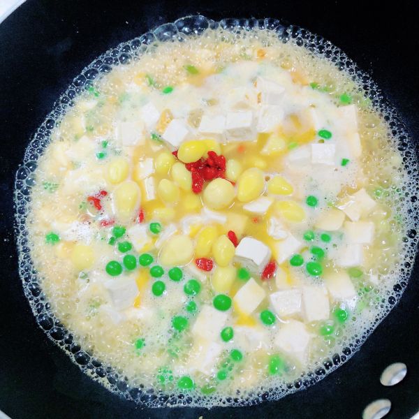 金汤白果豆腐金针菇