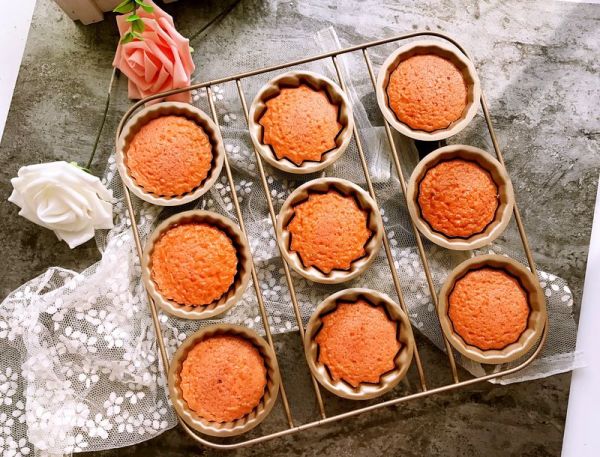 红曲芝士小蛋糕
