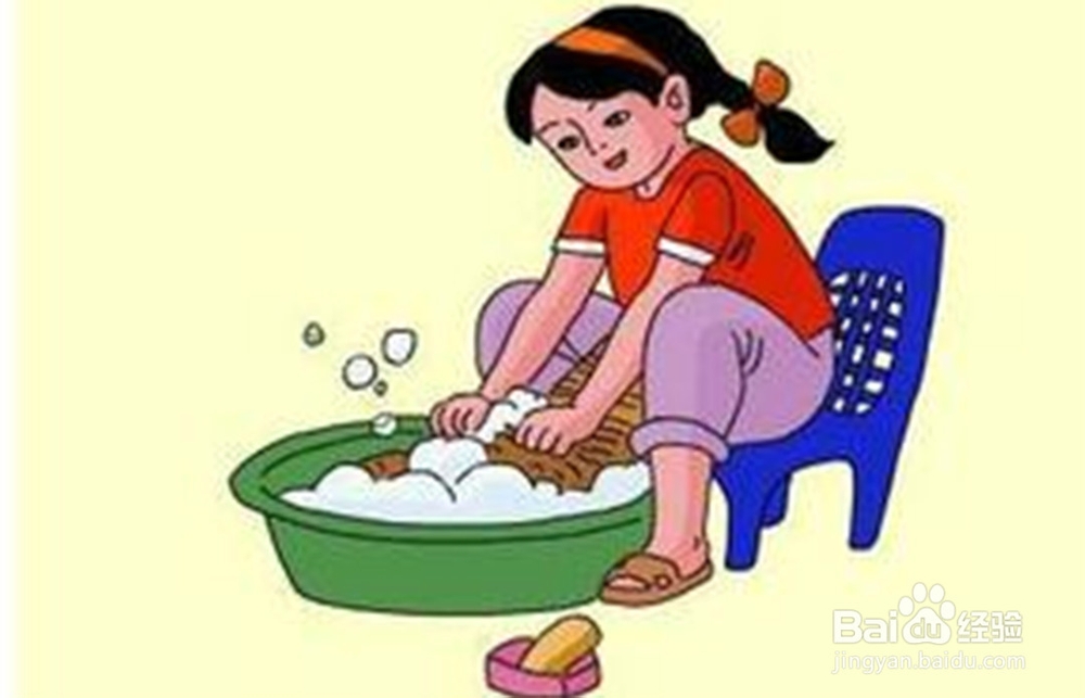 洗衣服怎么洗出清水？