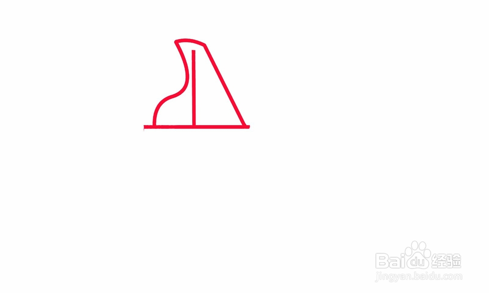 简笔画钢琴如何画