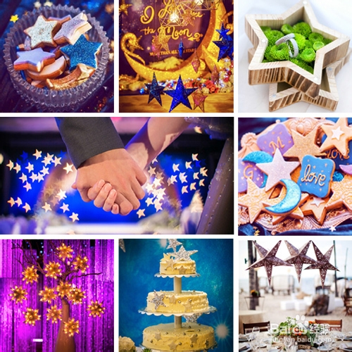 星星元素铂金首饰 恒久星空点亮浪漫婚礼