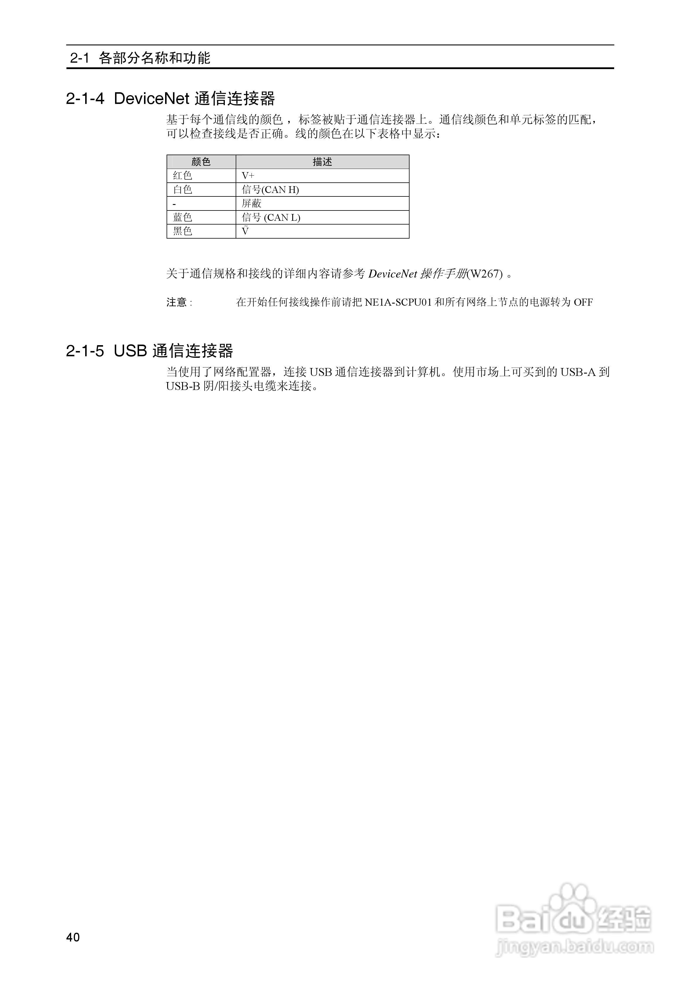 DeviceNet Z906安全网络控制器操作手册（中文）:[5]