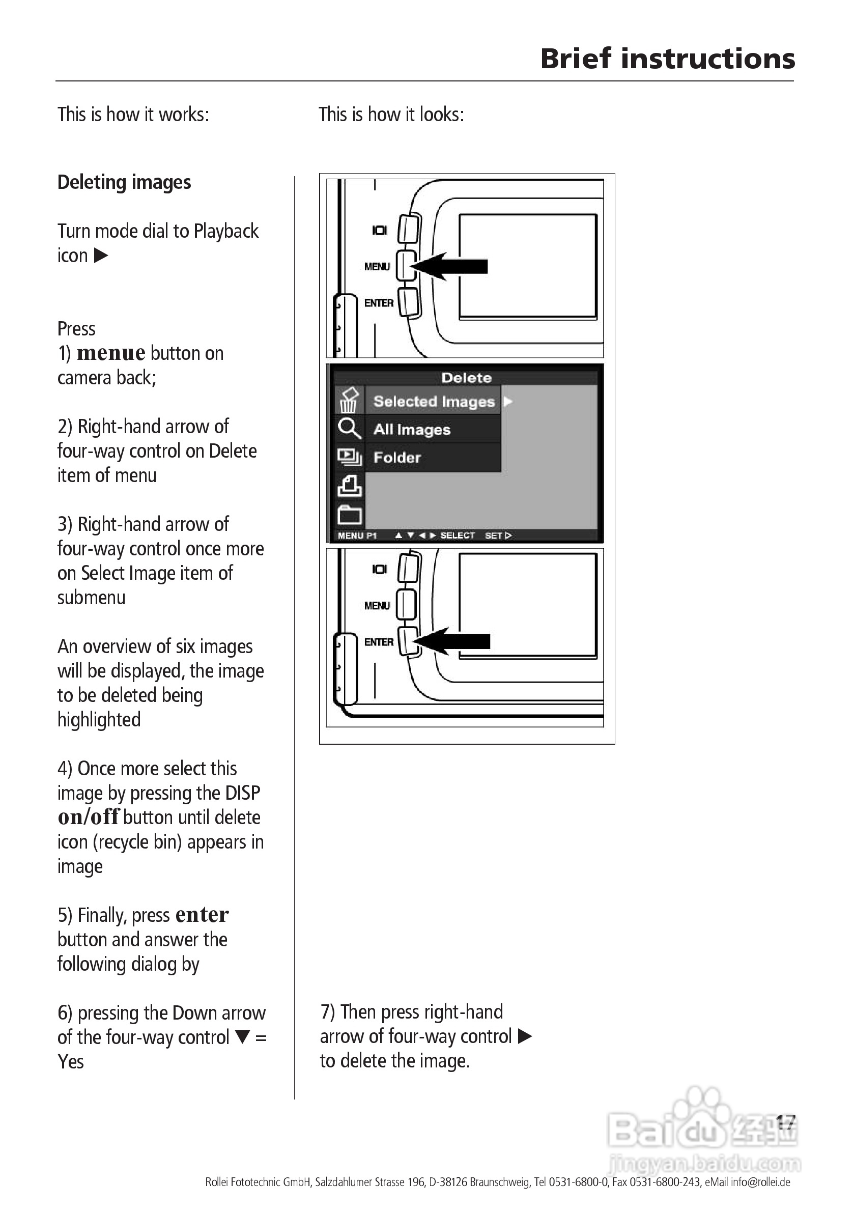 Rollei d41 com型数码相机说明书:[2]