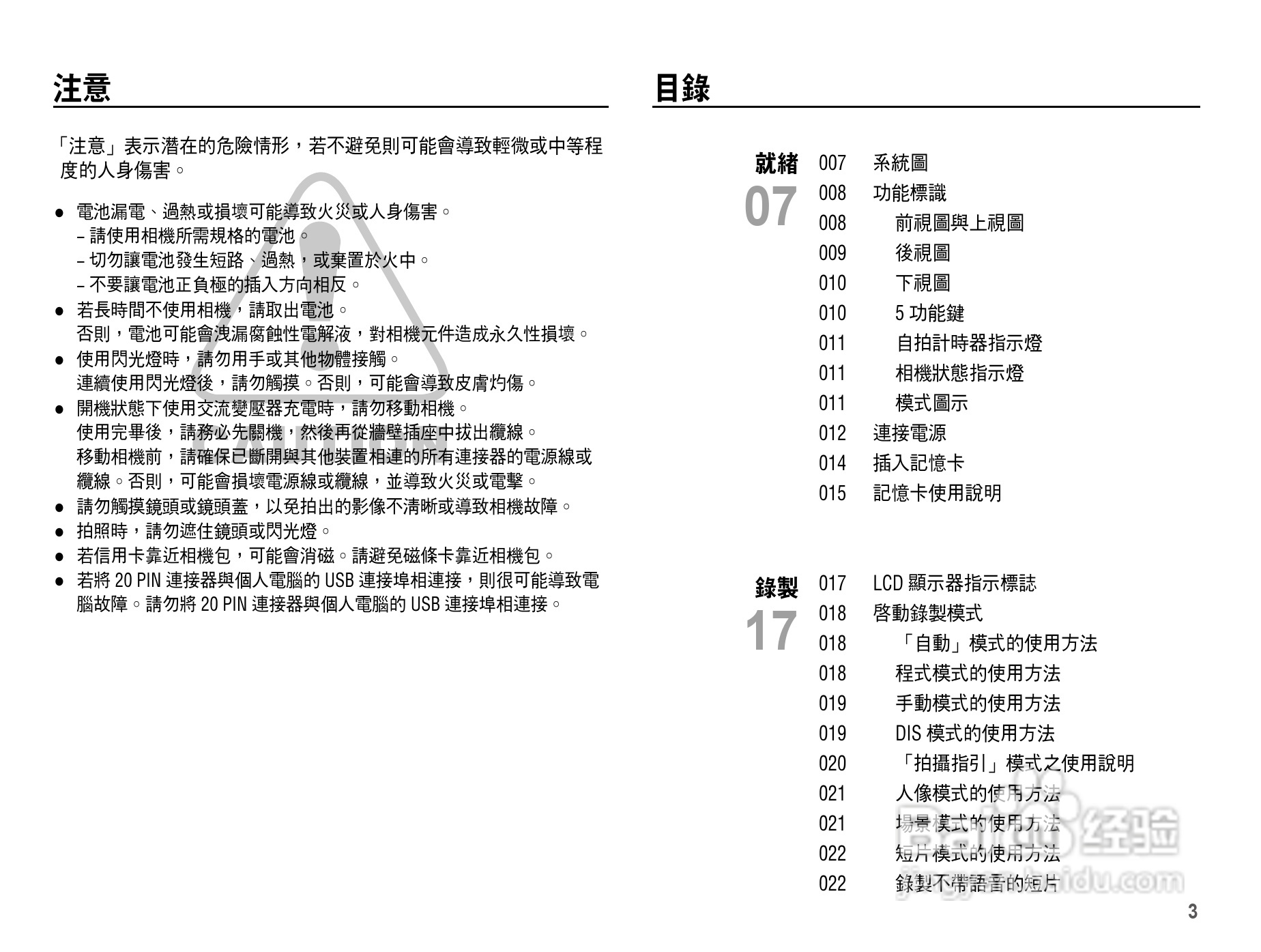 三星L201数码相机使用说明书:[1]