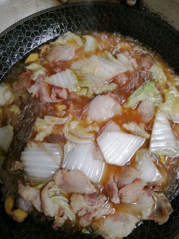 猪肉白菜炖粉条