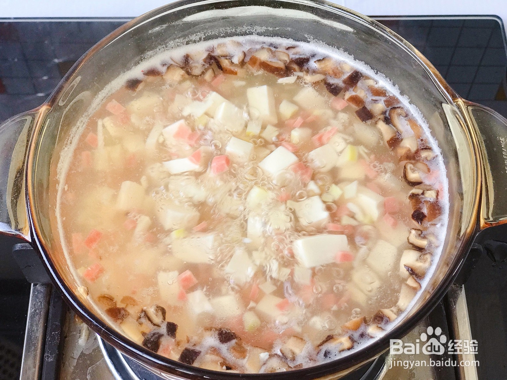 荠菜春笋豆腐汤