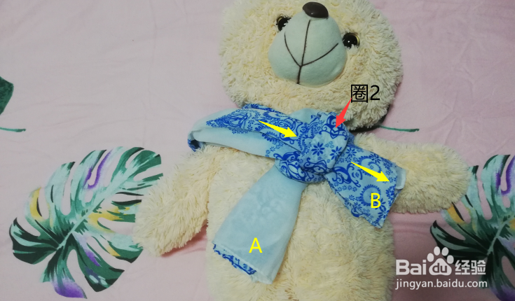 围巾打结的方法