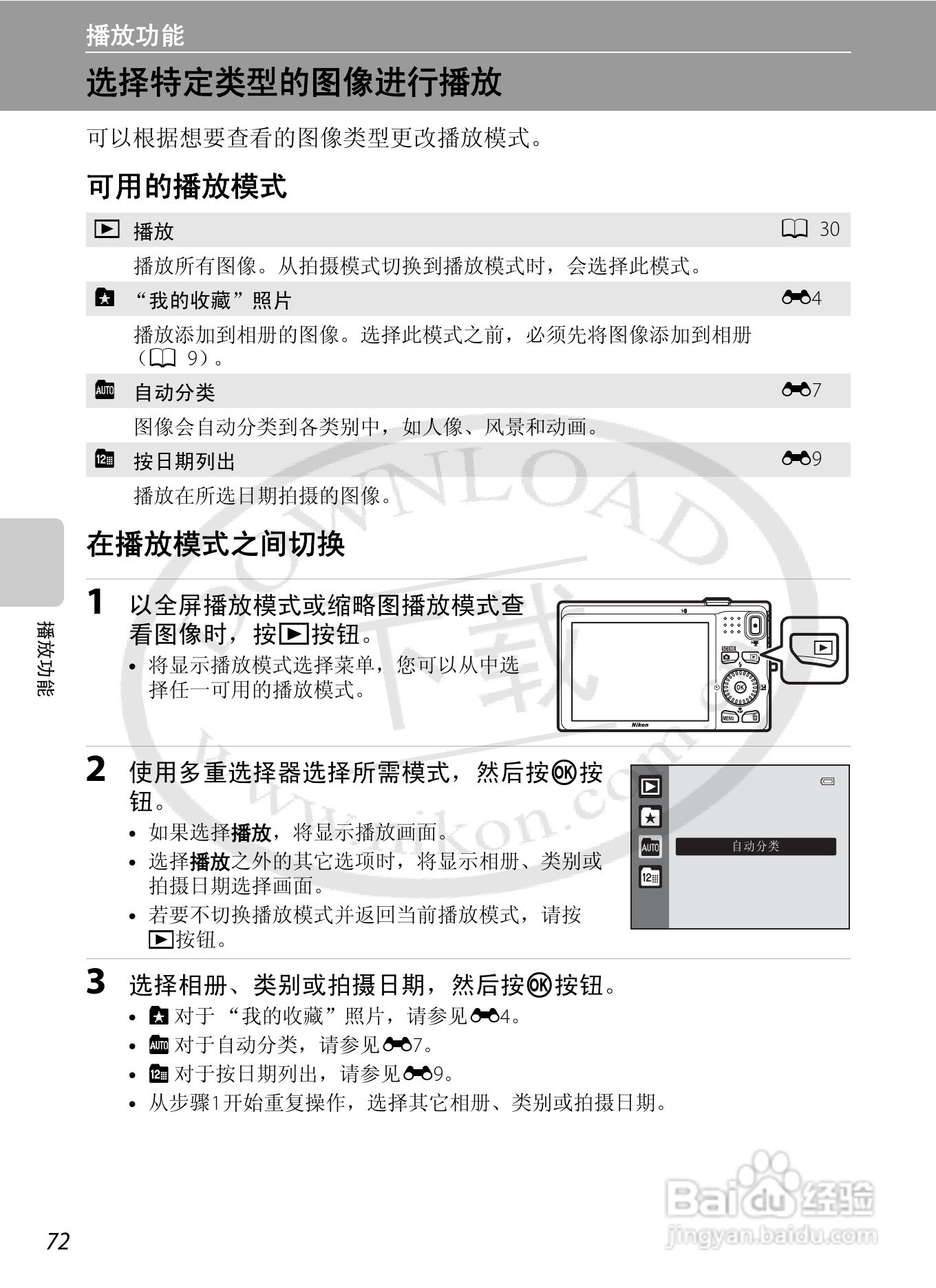 尼康COOLPIX S6200数码相机使用说明书:[9]