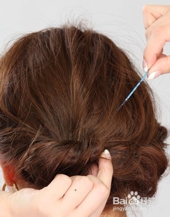 简约风盘发教程