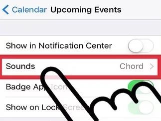 iPhone关闭日历提醒