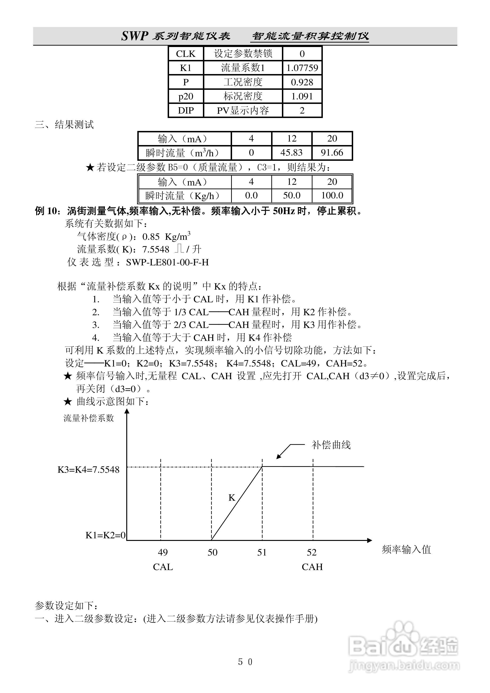 昌晖SWP-LE流量积算仪说明书:[6]