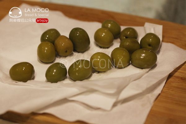培根橄榄高纤面包