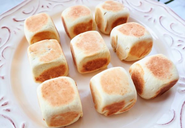 芋泥芝士流心仙豆糕