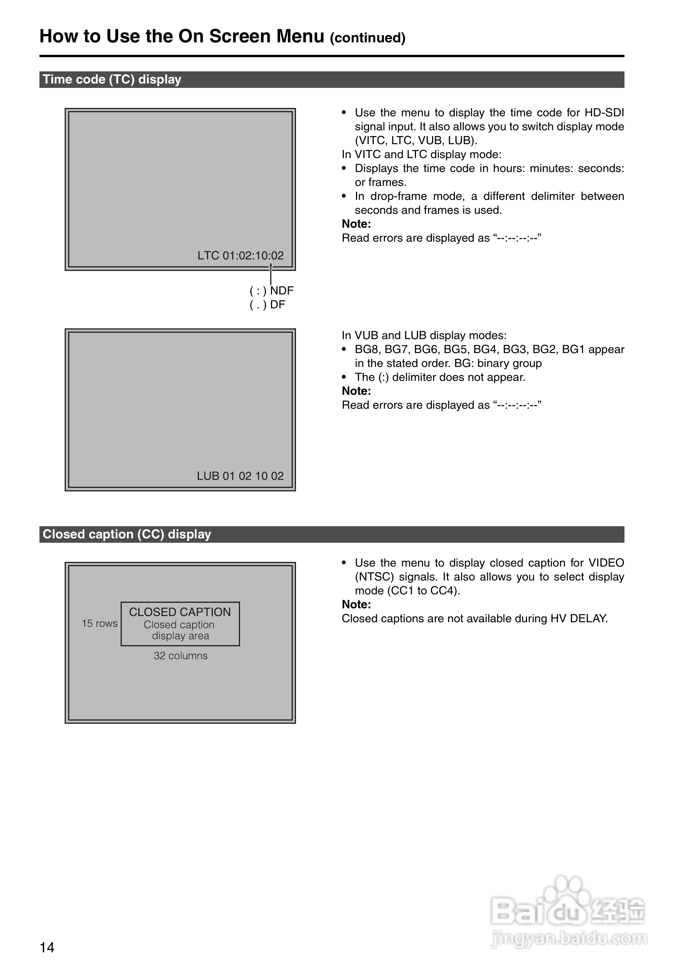 松下BT-LH1710显示器操作手冊:[2]