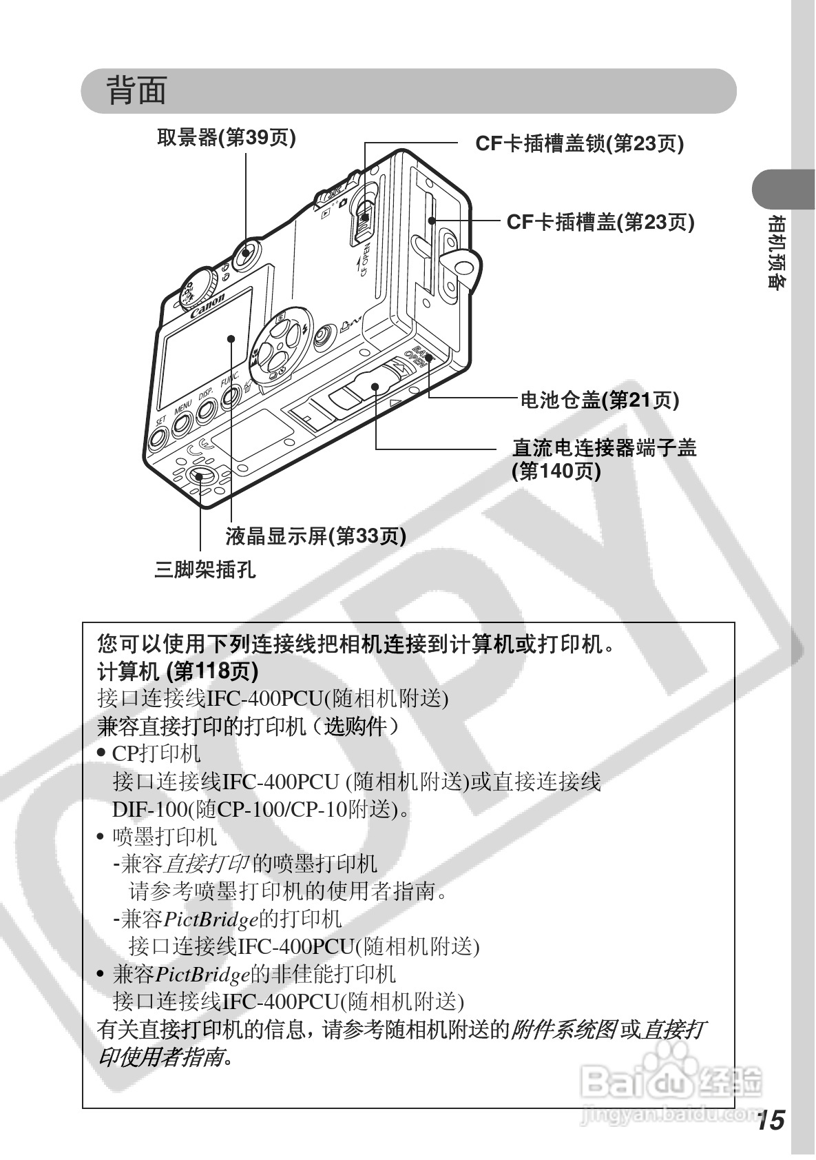 佳能DIGITAL IXUS 500数码相机使用说明书:[2]