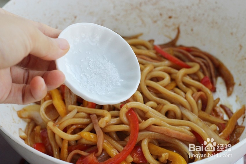 什锦炒乌冬面的做法