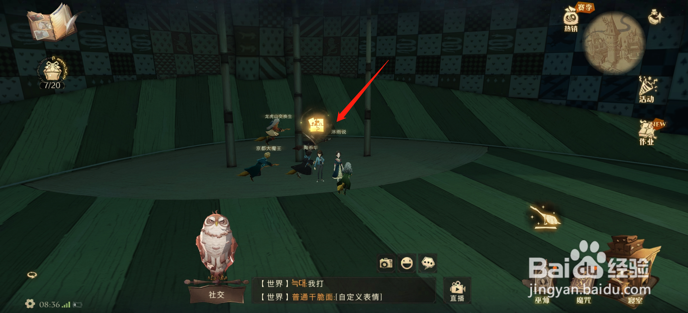 哈利波特魔法觉醒击球手的首要任务拼图位置