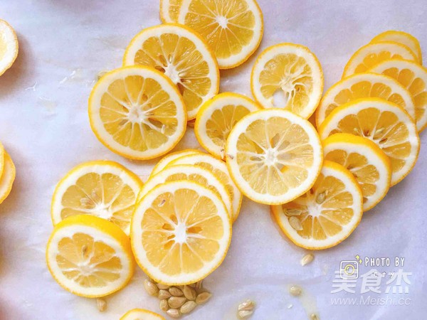 自带解暑特效的蜂蜜柠檬片
