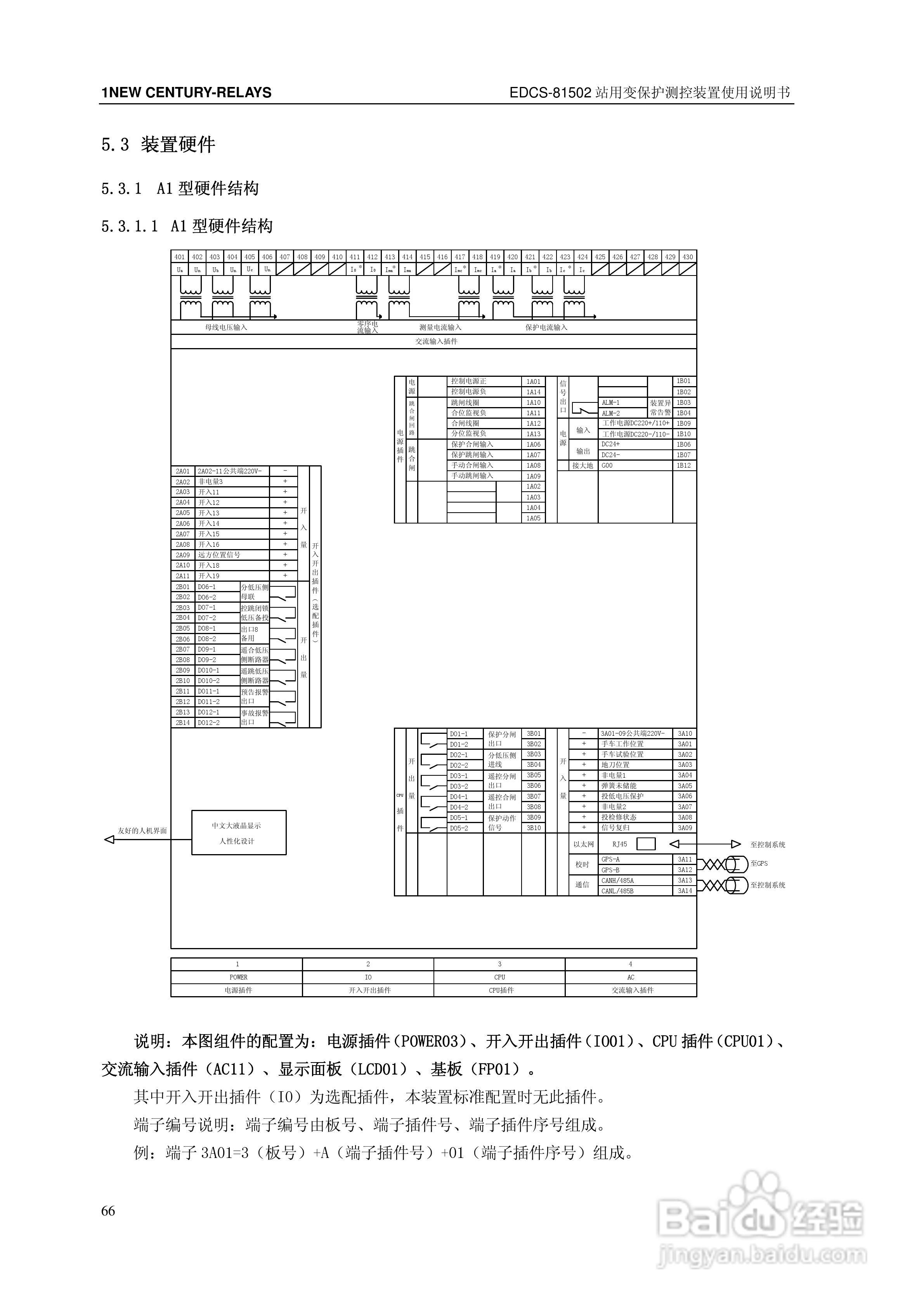 新世纪EDCS-81503站用变保护测控装置说明书:[8]