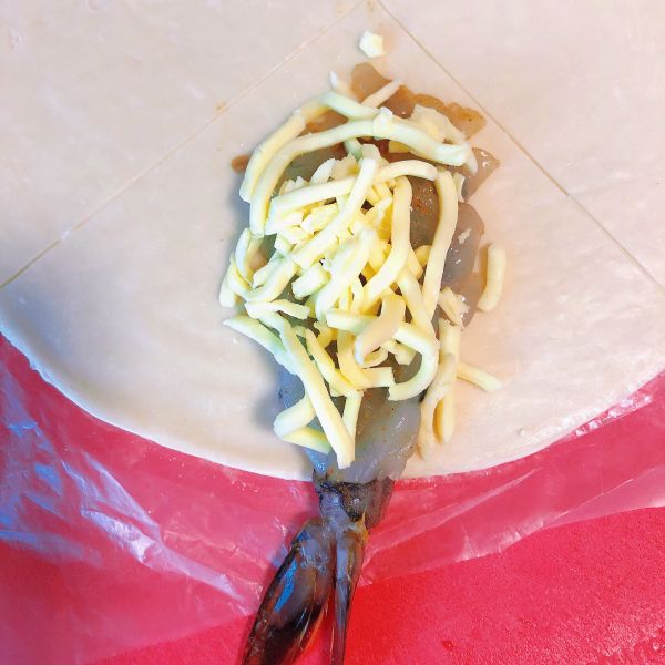 空炸盐焗虾芝士酥