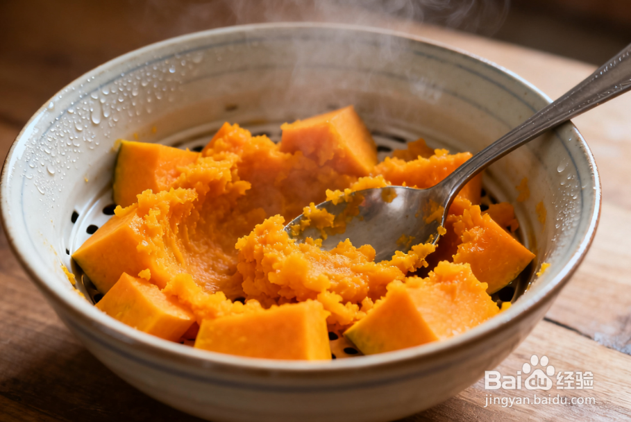 南瓜饼怎么做?外脆里糯,甜而不腻,不用油炸